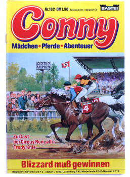 Conny Comic Nr. 162 – Blizzard muss gewinnen (1983) | hoppla-stuff.de